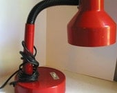 Vintage Office Desk Bedroom Table Lamp Task Light 1970's