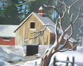 Vintage Paint by Numbers Painting