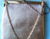 Vintage Gold Handbag with Chain