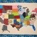 Quilt Pattern Patchwork USA MAP Full sized templates and clear instructions from Quilts by Elena