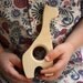 Wood Teether Giraffe  wooden toy natural baby toy