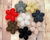 Hair Clip or Brooch Pin Beaded Flower Hair Clip - Smoke and Mirrors - Ododo Originals Bridesmaids Gift Bauble