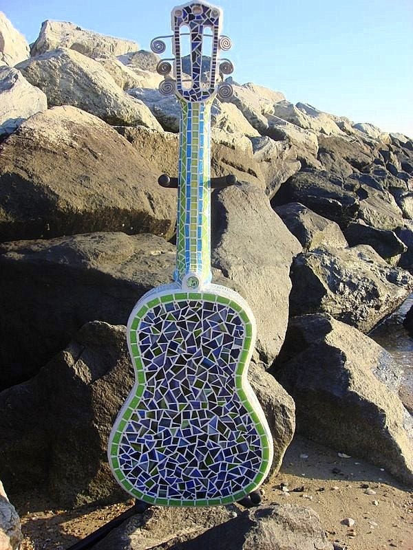 ON SALE-Mosaic Guitar-Baby Sings the Blues