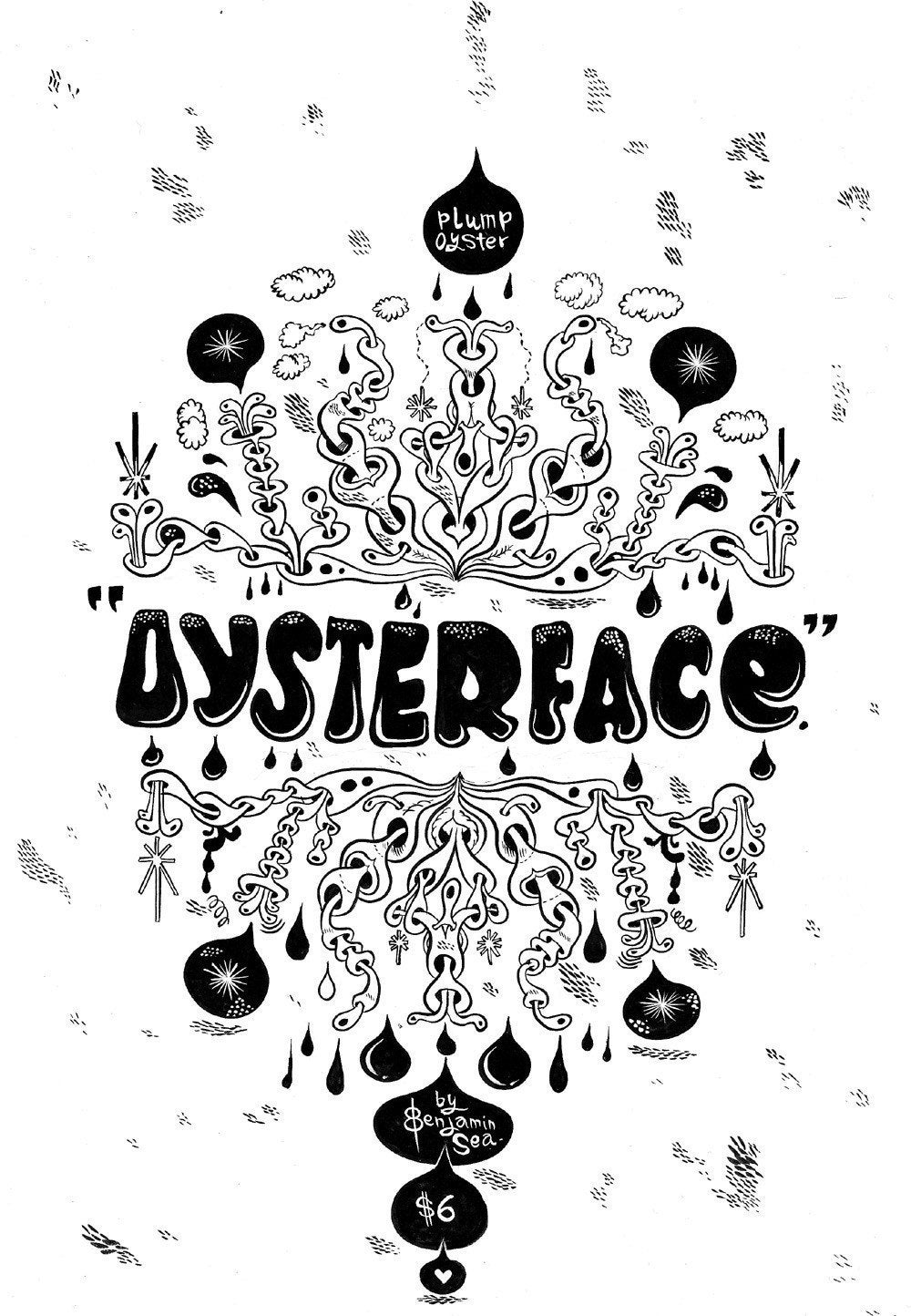 Oysterface handmade comic book zine