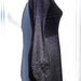 SeXy Black METALLIC KNIT Maxi Dress LUREX Silver Gown Sparkly Formal Evening Floor Length Vintage 1970s 8 10 Wenjilli 70s