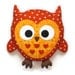 Owl Pattern -  plush pillow sewing pattern PDF