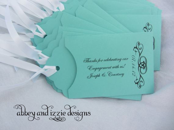 Personalized Lottery Ticket Holder, Engagement Party Favors, Rehearsal Dinner Favors, Il_170x135