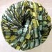 Berlini Ladder Ribbon Maxi Yarn,  New Jade 69, ribbon yarn, trellis yarn, green yellow cream black