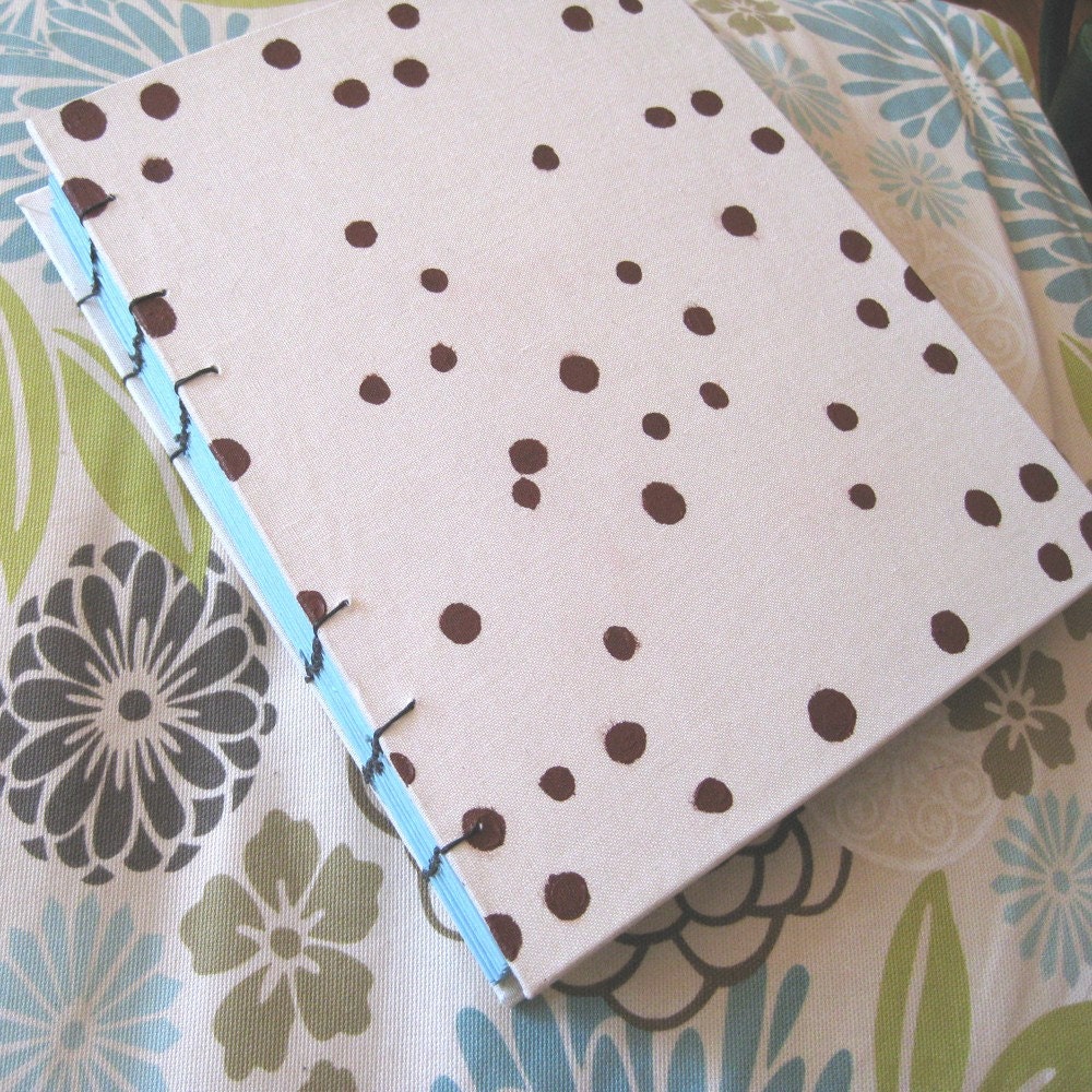 Handbound Mint -Chocolate chip Journal