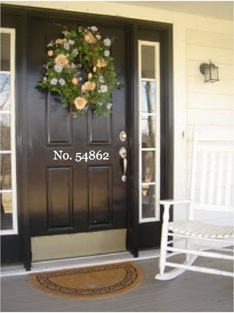 House Numbers Door Address Vinyl Decal Sticker