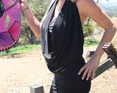 Backless Drape Halter Dress PICK YOUR SIZE Item 1076