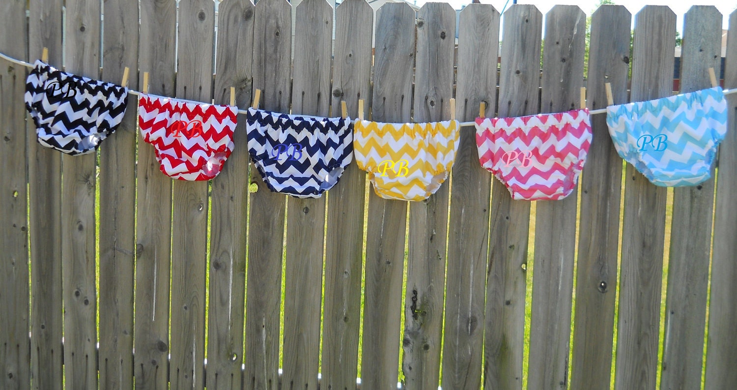 Chevron Cotton Diaper Nappy Cover--Choose from 13 Colors--Sizes NB-6Y