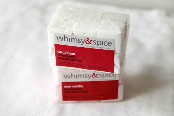 Handmade Cardamom Marshmallows, 1 dozen gourmet marshmallows