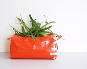 Planter (Medium) No. 25 - Recycled Billboard Banner - Eco-Friendly
