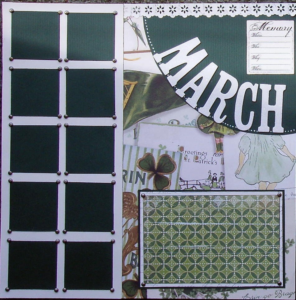 March Scrapbook