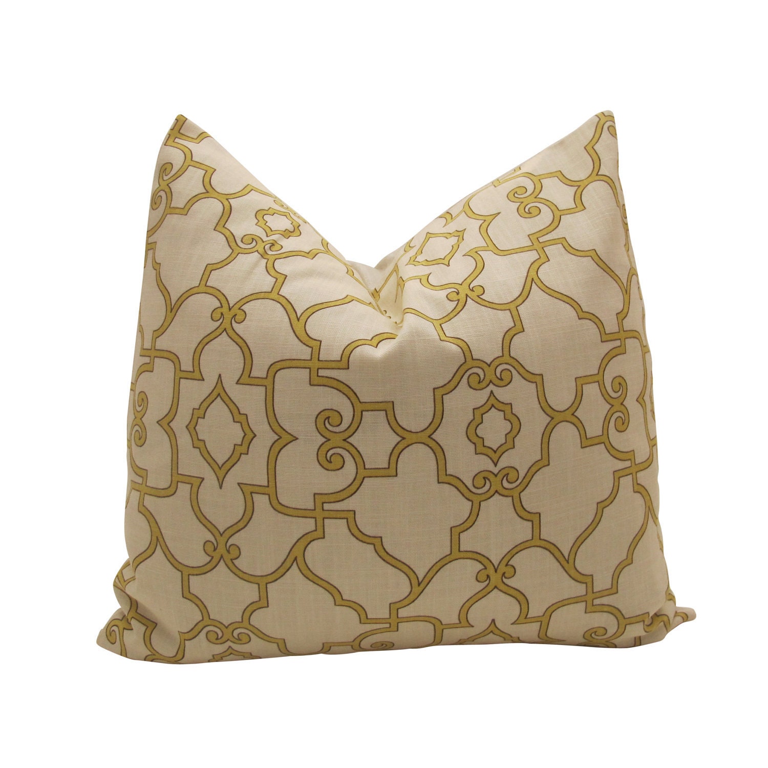Free US shipping-Pair of Decorative Designer Pillow Covers-Covington Windsor In Citrus-18 inch