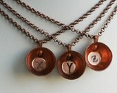 ABC...XYZ Monogrammed Teacup Necklace
