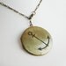 Pirate's Anchor Brass Locket- Made to Order
