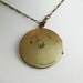 A Cup of Tea (or Joe) Custom Brass Locket