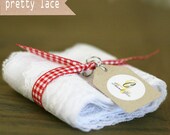 3 yards of Wide White Lace Trim/Ribbon