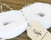 5 yards of 5/8" White Lace Trim/Ribbon