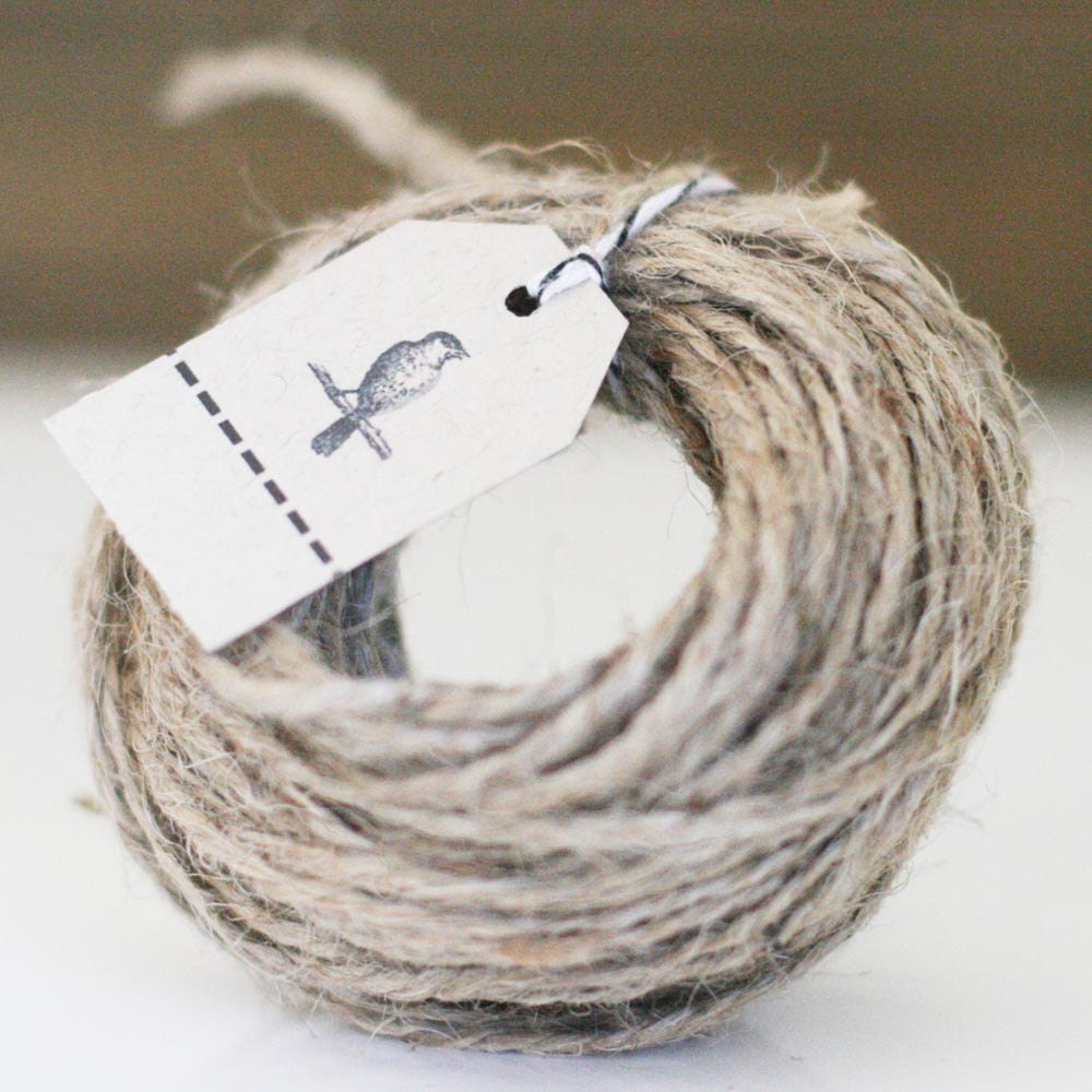 15 yds of Natural Rustic Jute Twine 20lb 2 ply