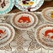 Hand painted illustration fox on plate I'm so Hungry