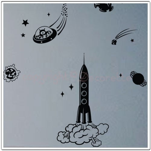 Outer Space - Wall Decals