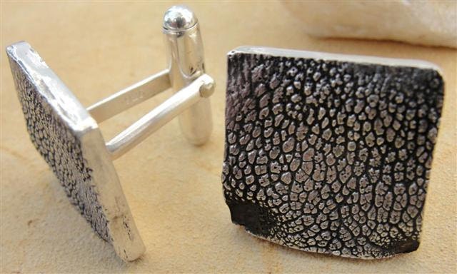 Dog Nose Cuff links CuffLinks Jewelry  in Sterling Silver or Dog Paw