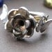 Flower Butterfly Ring Jewelry Sterling Silver