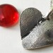 Custom Fingerprint Heart Necklace Jewelry Double Thumbprint Sterling Personalized