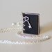 Key Book Necklace - Silver