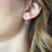Tiny Feather Earrings - Silver