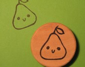 Little Pear hand carved stamp