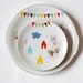 SALE Lovely set of a large cake plate and three smaller ones