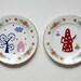 SALE The red polkadot teapot plate