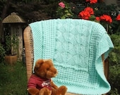 Aran Inspired Tree of Life Crib or Cradle Quilt Pattern