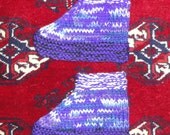 Knitting Pattern -- Elf Boot Slippers for Children