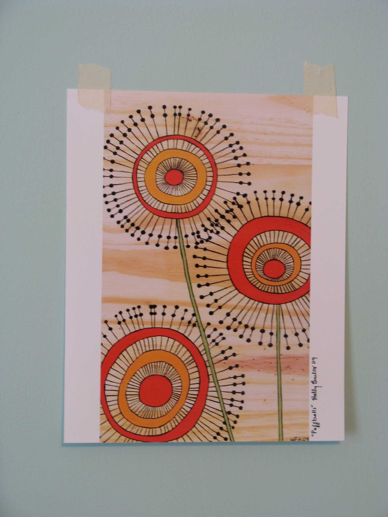 From My Imagination- Puffballs- Print