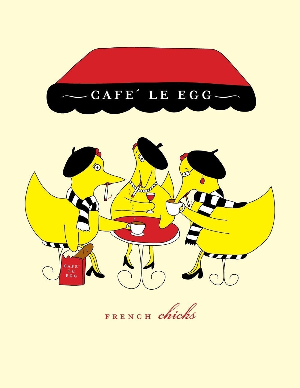 French Chicks Birthday Card by She's SO Creative  (BD137)
