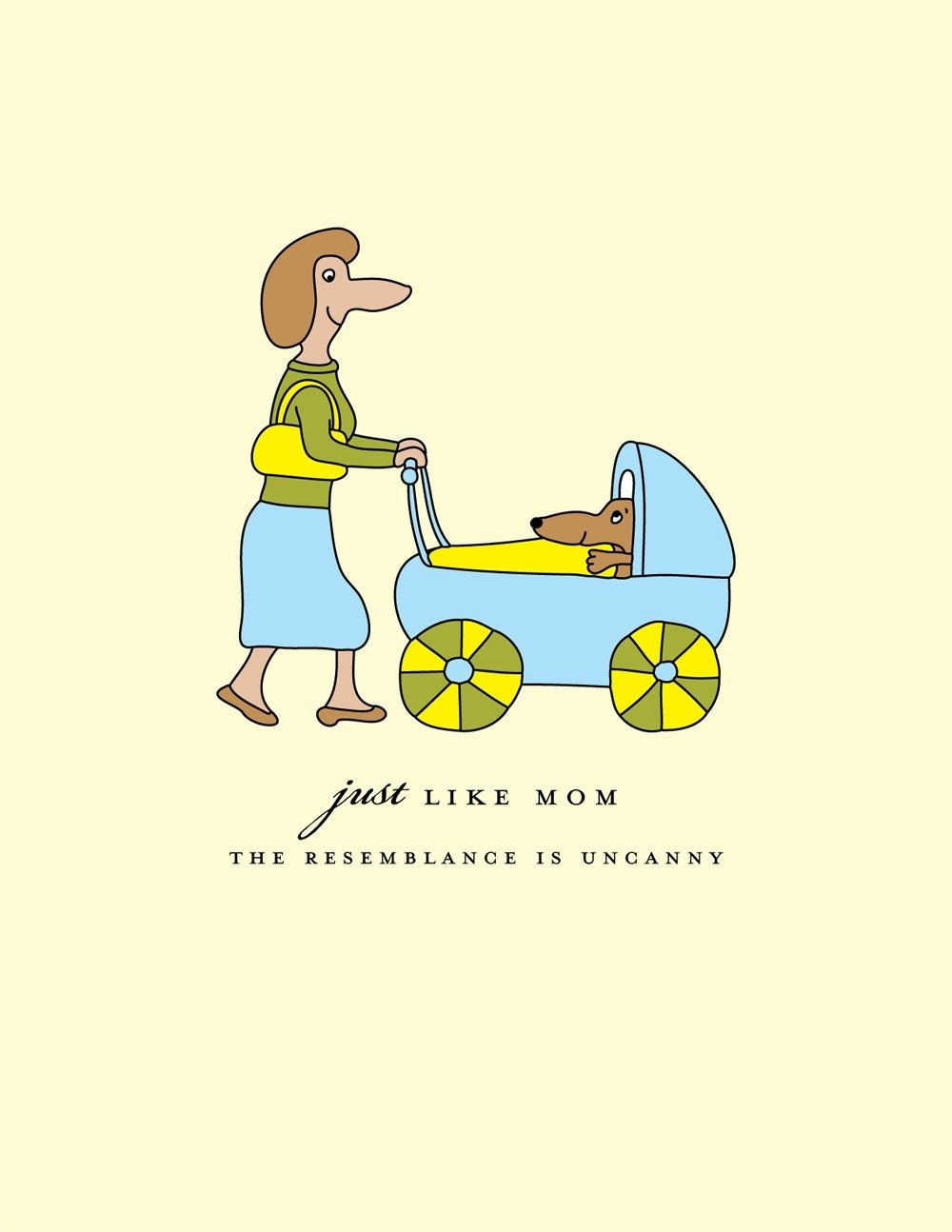 Just Like Mom - congrats on your new puppy card by She's SO Creative (NP105)
