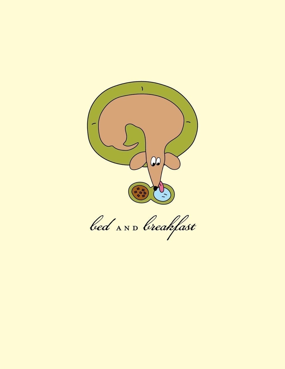 Bed and Breakfast Birthday Card by She's SO Creative (BD135)