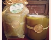 Vintage Linens - 8 oz. Barefoot Soy Candle