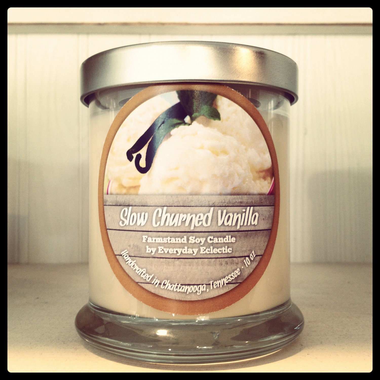 Slow Churned Vanilla - 10 oz. Farmstand Soy Candle