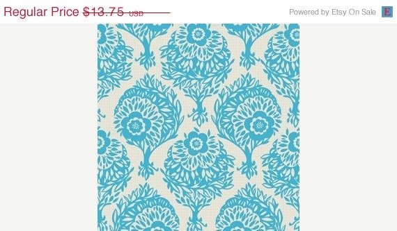 ON SALE Innocent Crush HOME Dec by Anna Maria Horner, Woodcut in daydream, 1 yard