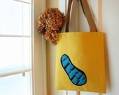 its biological - Mitochondria Tote in Mustard - SALE