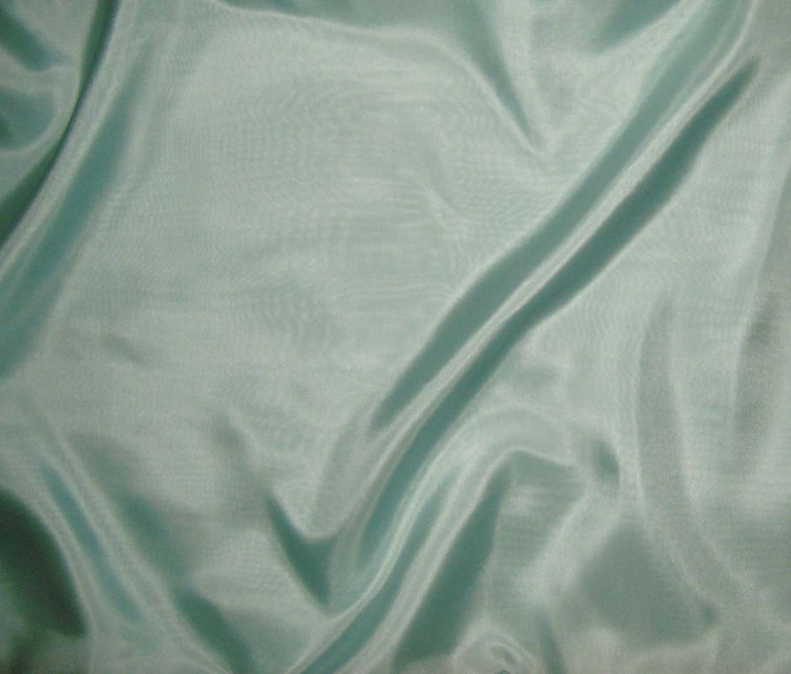 AQUA China Silk HABOTAI Fabric - half yard