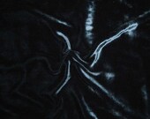PEACOCK Silk Velvet Fabric - fat 1/4