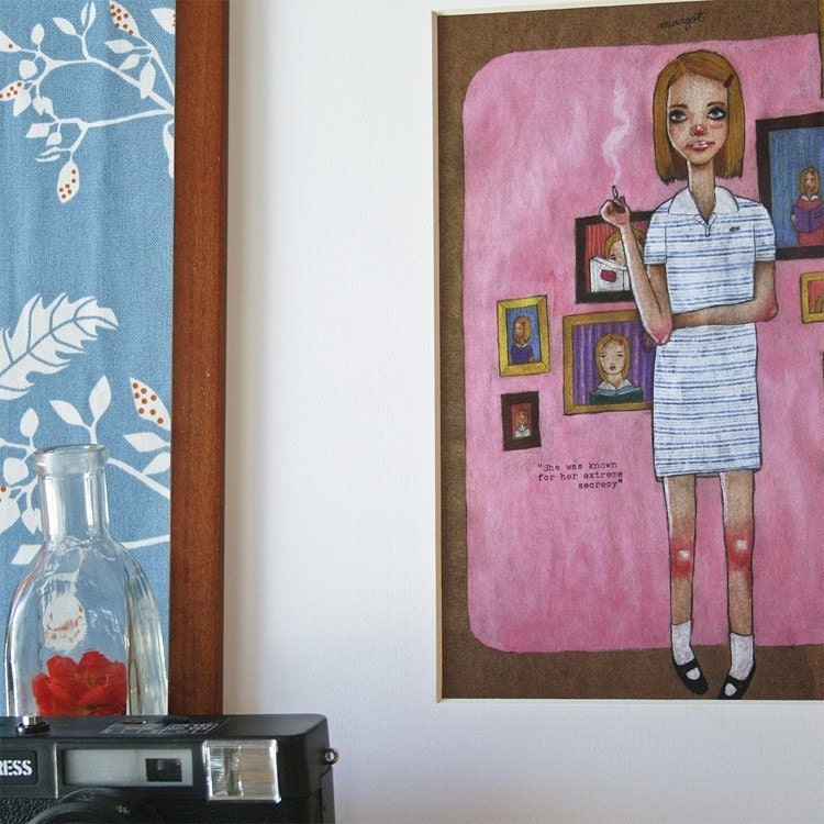 Margot Tenenbaum - 8x10 Illustration Print