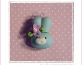 Easter Bunny Polymer Clay Charm/Bead/Hair Bow Center